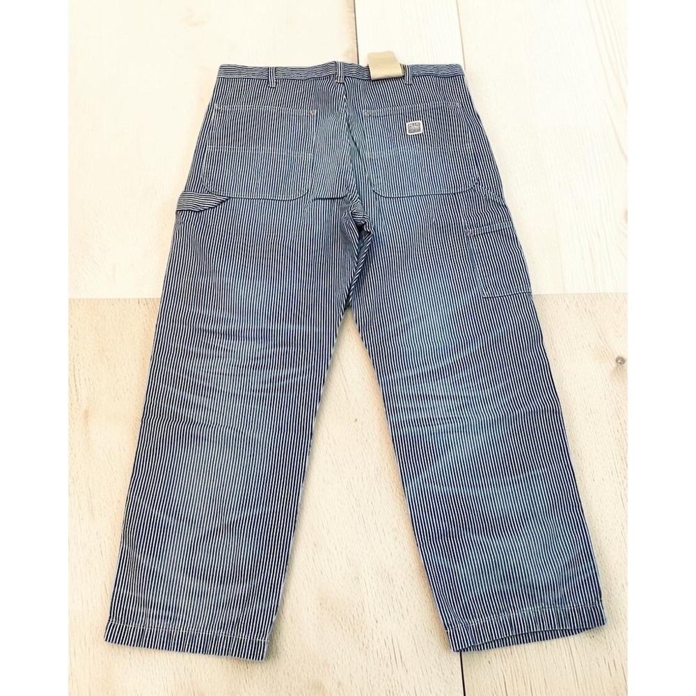 Polo Ralph Lauren Dungaree Carpenter Jeans Hickory Stripe Men's 33x32 NWT - Picture 4 of 7